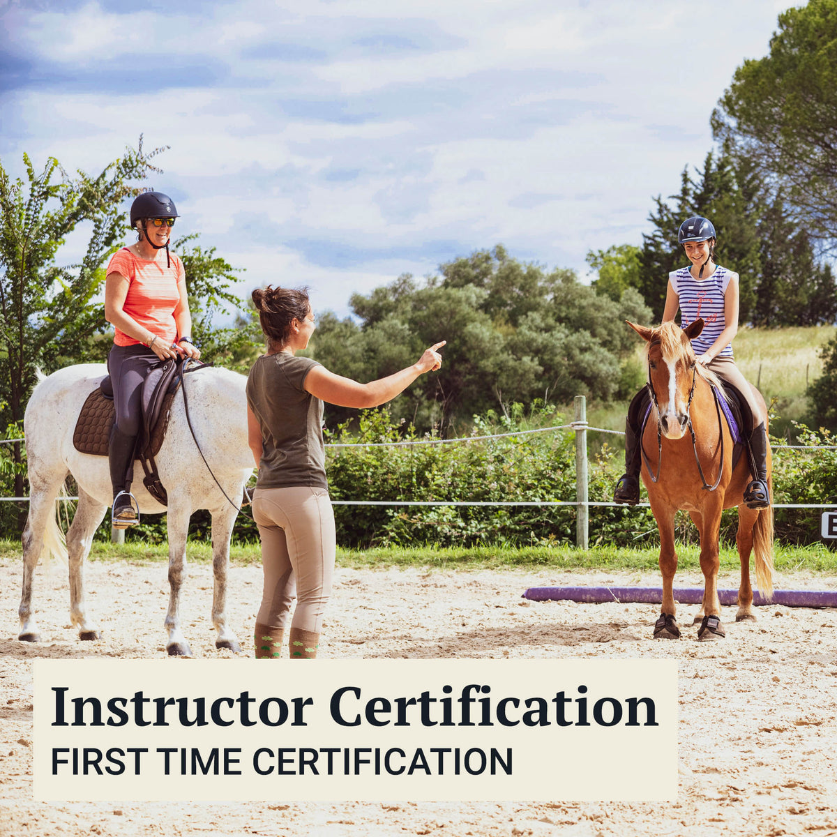 Instructor Certification - First Time Certification – riding-instructor